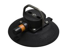 SeaSucker 6in Vacuum Mount with Flat-Top or Pointed Stainless Steel D-Ring - Black or White