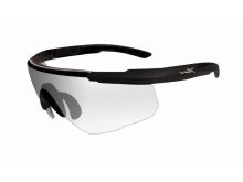 Wiley X Saber Advanced Changeable Sunglasses with High Velocity Protection - Matte Black Frame with Clear Lenses (303)