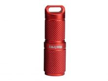 MecArmy X4S Rechargeable Mini LED Flashlight - CREE XP-G2 - 130 Lumens - Includes 1 x 10180 - PVD Red