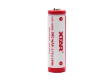 Xtar INR 14500 800mAh 3.7V Unprotected Lithium Ion (Li-ion) Button Top Battery - Boxed