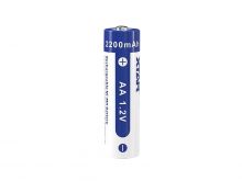 Xtar AA 2200mAh 1.2V Rechargeable Nickel Metal Hydride (NiMH) Low Self Discharge Button Top Batteries - 4 Pack