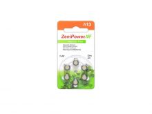 ZeniPower MF13 (6PK) Size 13 280mAh 1.45V Zinc Air Orange Hearing Aid Batteries - 6-Pack Retail Card