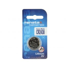 Renata CR2430 285mAh 3V Lithium (LiMNO2) Coin Cell Battery - 1