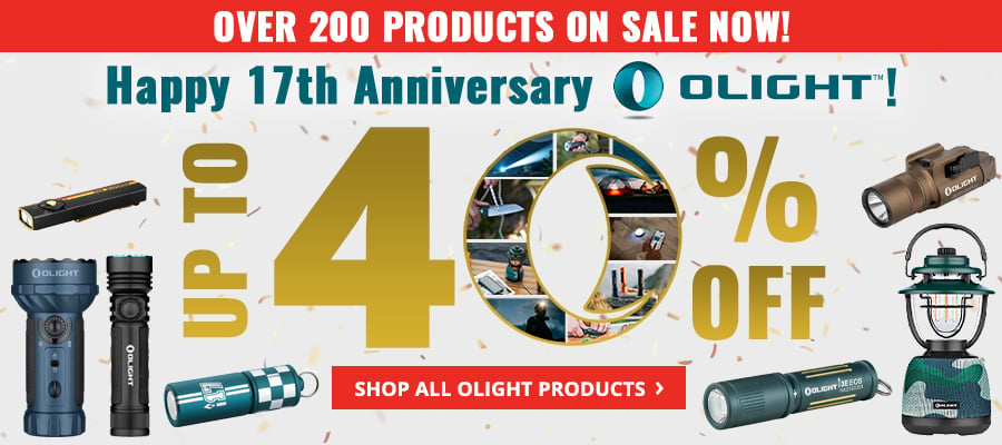 Olight 17th Anniversary Sale!