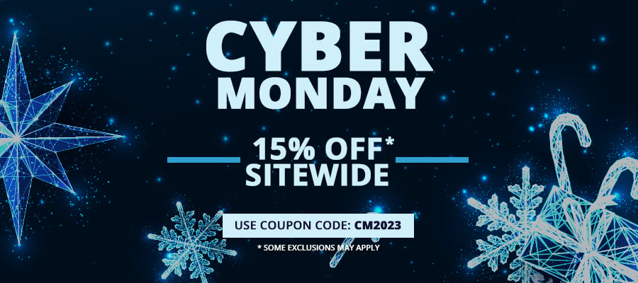 Save 15% Off On Cyber Monday with code CM2023